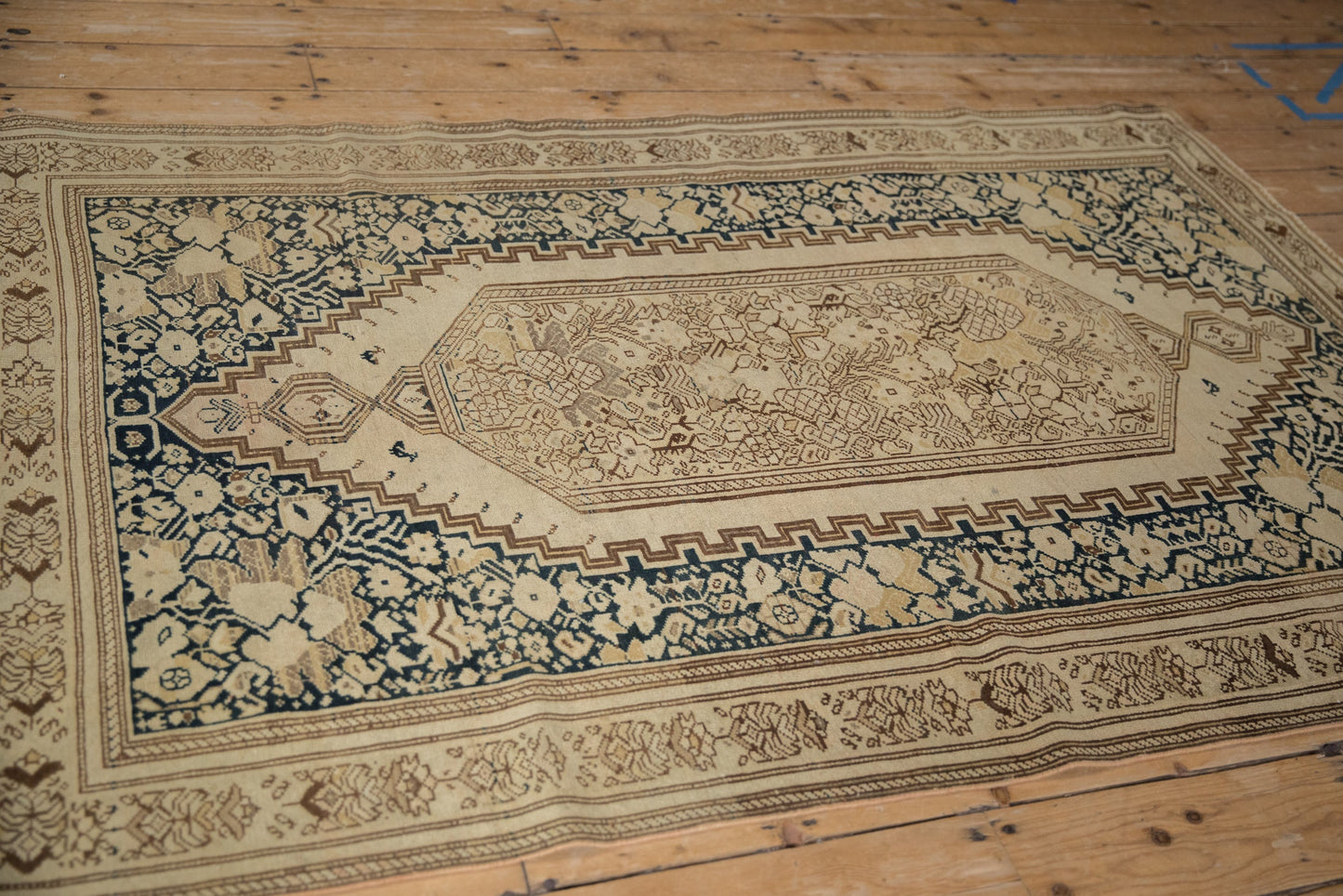 RESERVED 4.5x6.5 Antique Distressed Malayer Rug