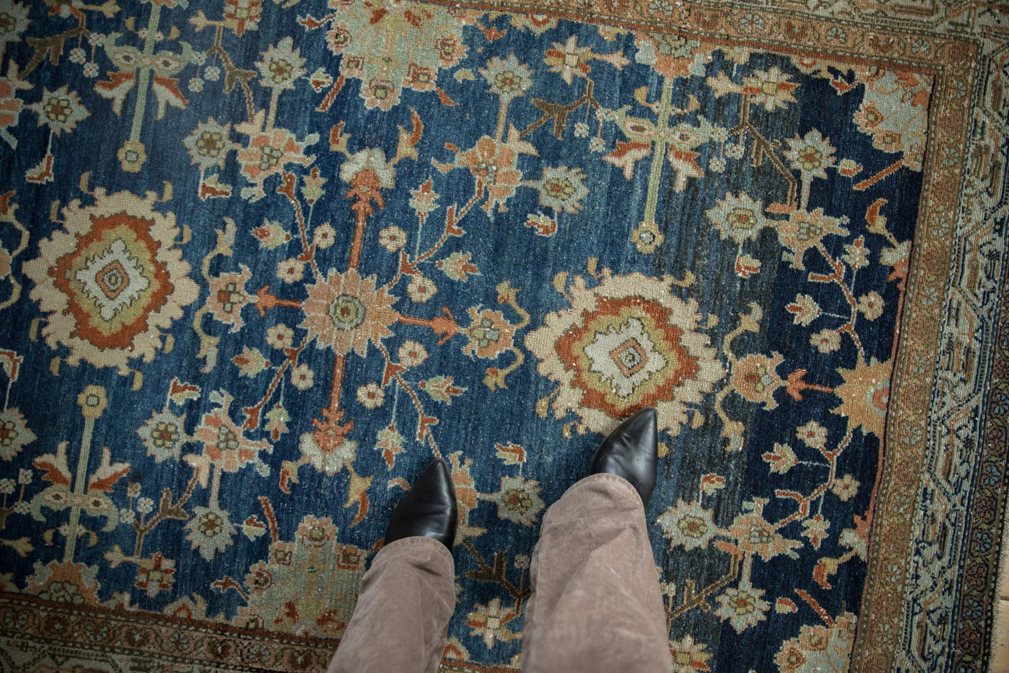 4.5x6.5 Vintage Distressed Hamadan Rug