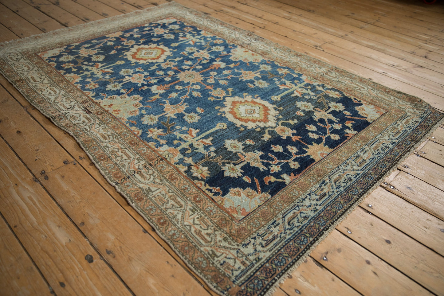 4.5x6.5 Vintage Distressed Hamadan Rug