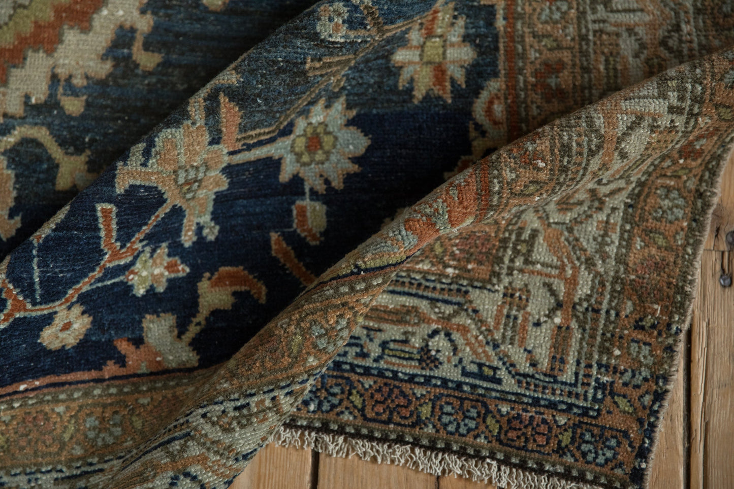 4.5x6.5 Vintage Distressed Hamadan Rug