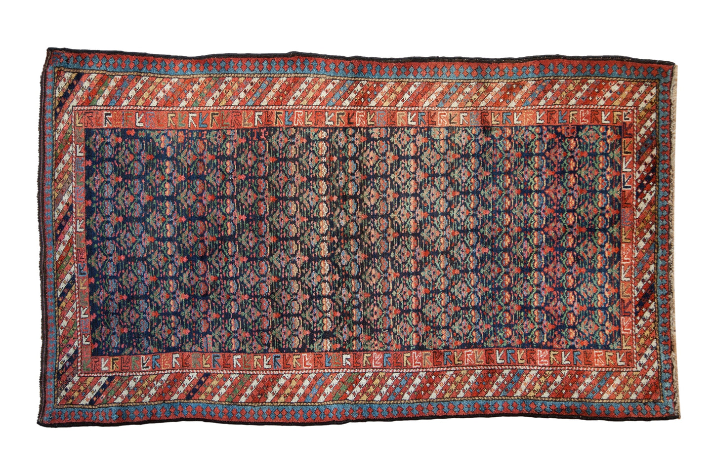 4x7 Vintage Kurdish Rug