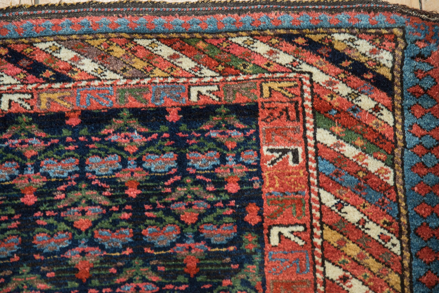 4x7 Vintage Kurdish Rug