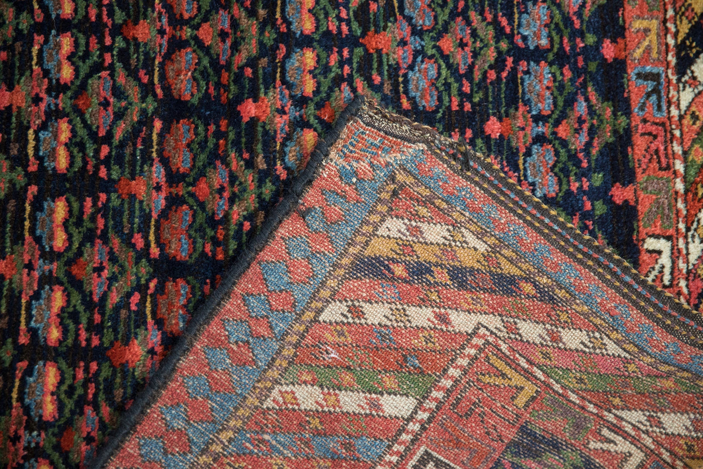 4x7 Vintage Kurdish Rug