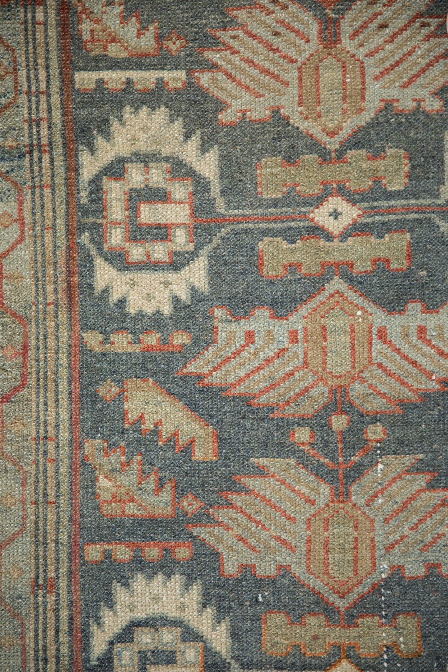 RESERVED 3x16 Vintage Distressed Malayer Rug Runner