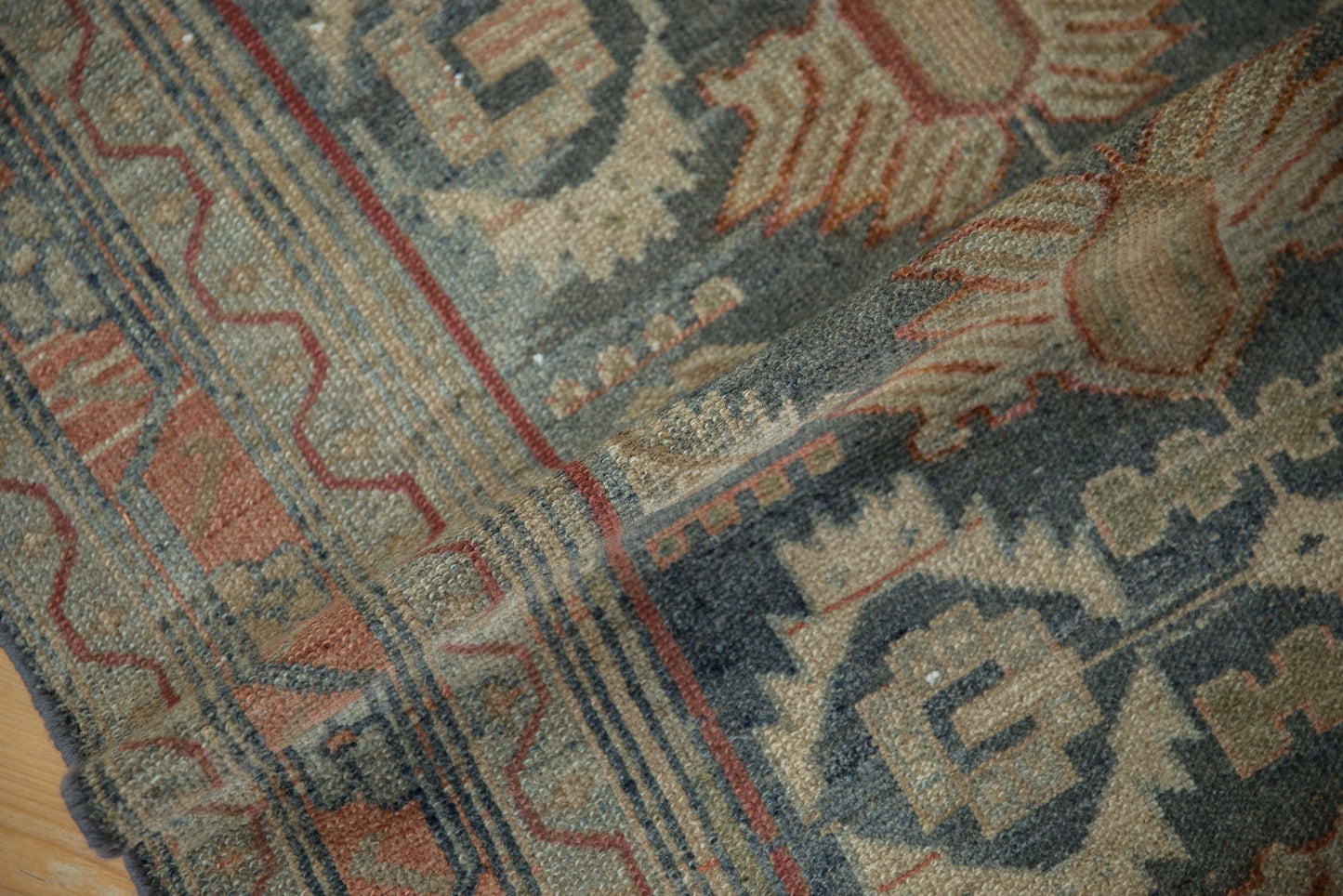 RESERVED 3x16 Vintage Distressed Malayer Rug Runner