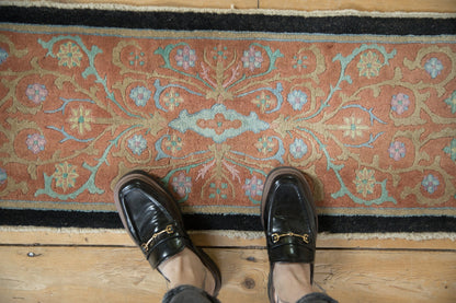 1.5x3.5 Antique Sampler Nichols Art Deco Rug Mat Runner