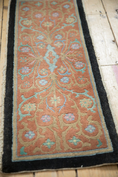 1.5x3.5 Antique Sampler Nichols Art Deco Rug Mat Runner