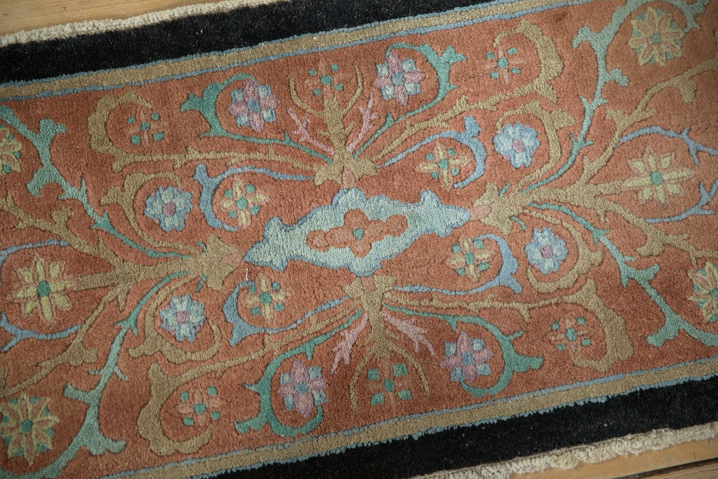 1.5x3.5 Antique Sampler Nichols Art Deco Rug Mat Runner