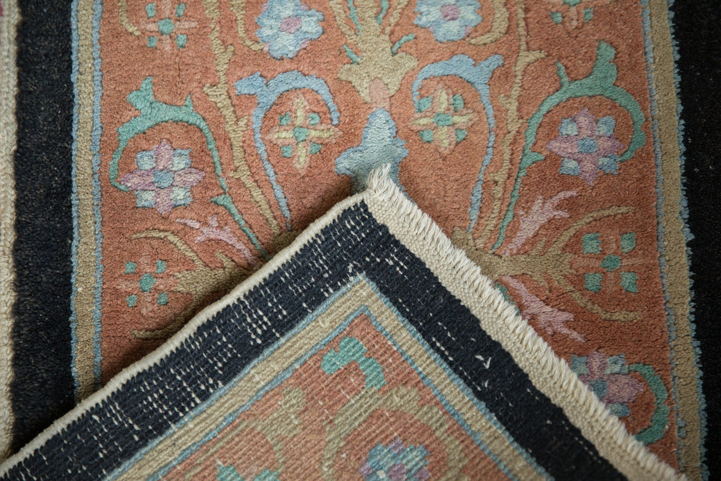 1.5x3.5 Antique Sampler Nichols Art Deco Rug Mat Runner