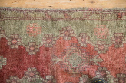1.5x3 Antique Oushak Rug Mat