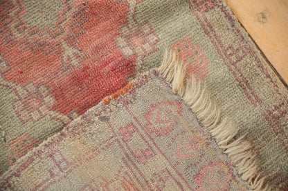 1.5x3 Antique Oushak Rug Mat