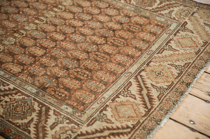 3.5x9.5 Vintage Distressed Hamadan Rug Runner