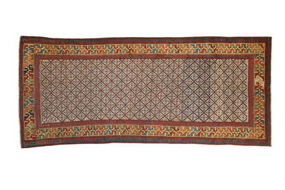 RESERVED 4x9 Antique Caucasian Rug Runner