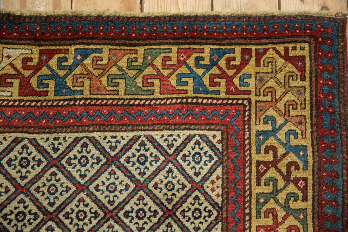 RESERVED 4x9 Antique Caucasian Rug Runner