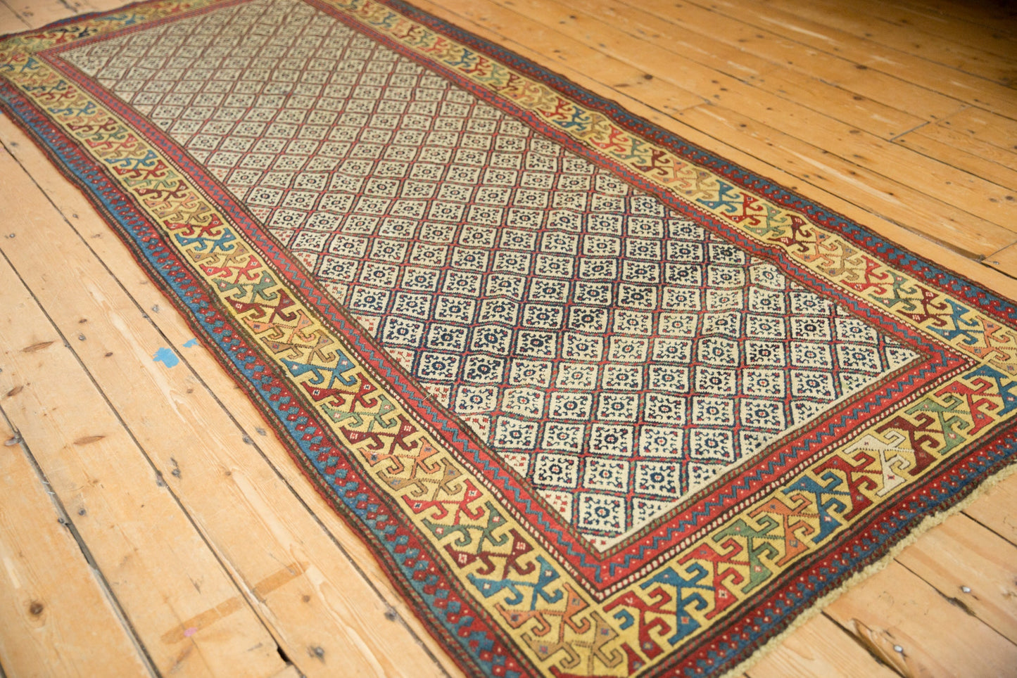 RESERVED 4x9 Antique Caucasian Rug Runner