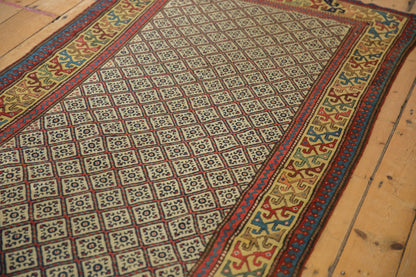 RESERVED 4x9 Antique Caucasian Rug Runner