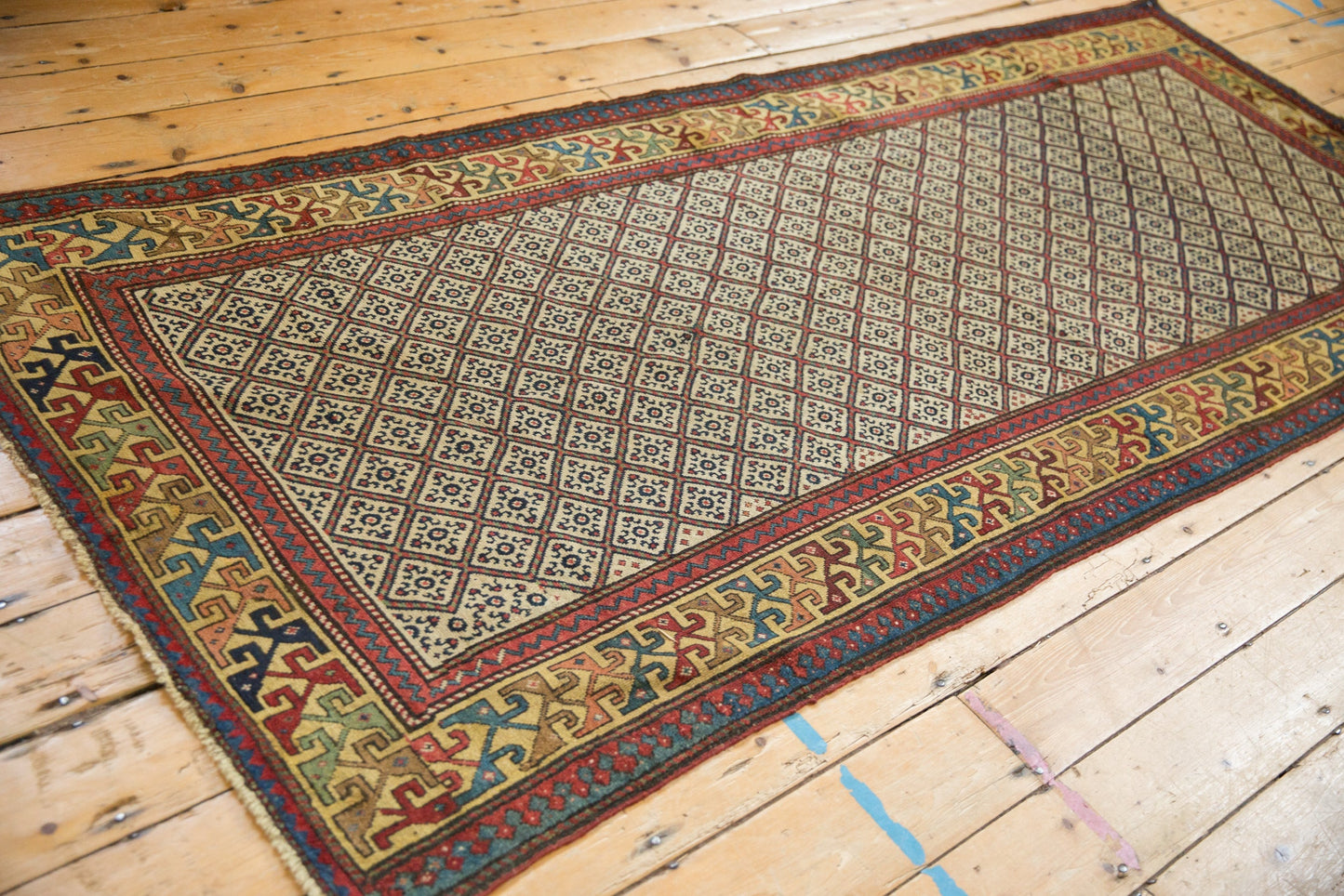 RESERVED 4x9 Antique Caucasian Rug Runner