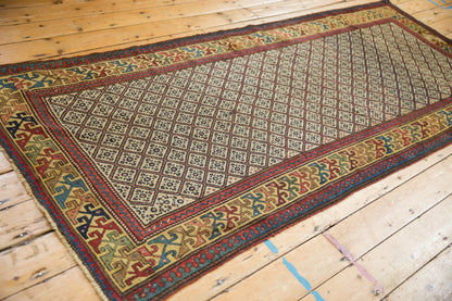RESERVED 4x9 Antique Caucasian Rug Runner