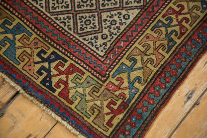 RESERVED 4x9 Antique Caucasian Rug Runner