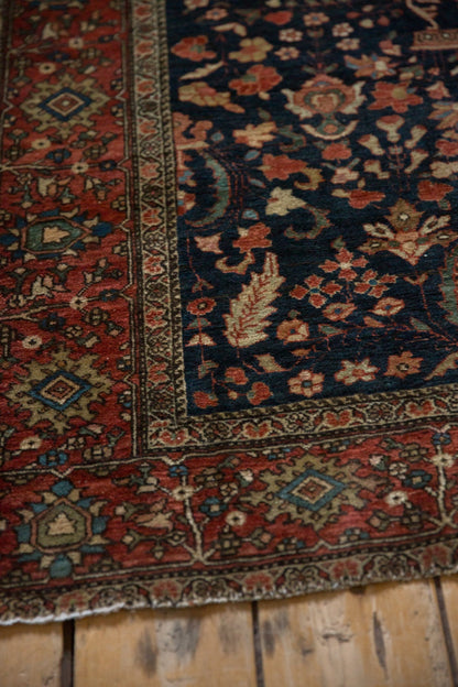 3.5x4.5 Antique Farahan Sarouk Square Rug