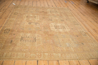 6x8 Vintage Distressed Oushak Carpet