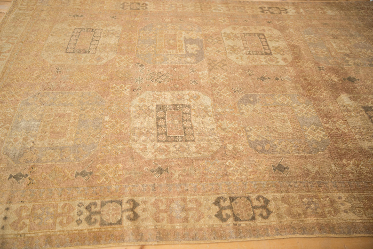 6x8 Vintage Distressed Oushak Carpet