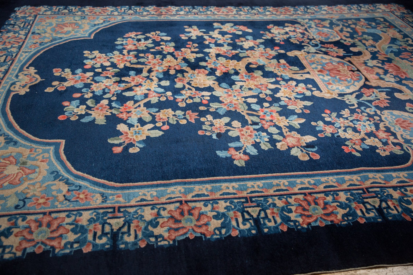 9x12 Vintage Art Deco Carpet