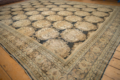 10x13 Antique Distressed Tabriz Carpet