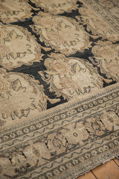 10x13 Antique Distressed Tabriz Carpet