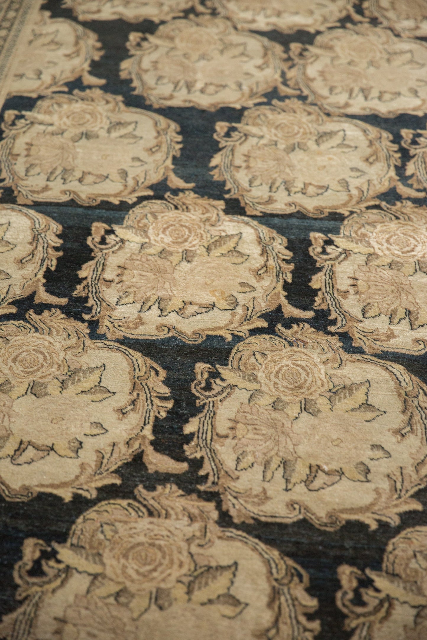 10x13 Antique Distressed Tabriz Carpet