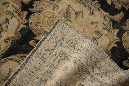 10x13 Antique Distressed Tabriz Carpet