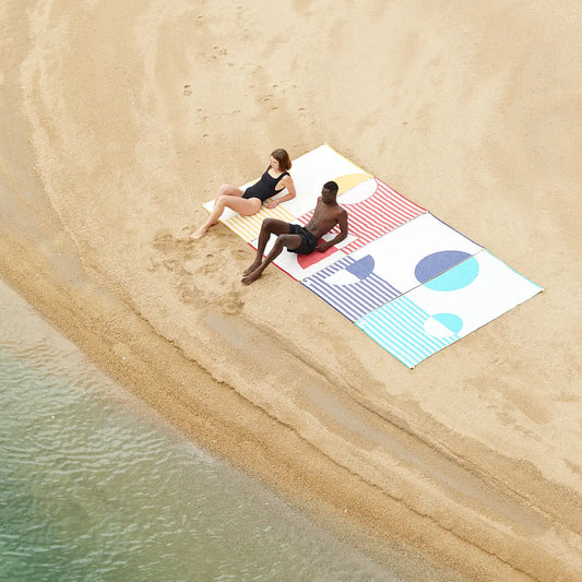 4 Connectable Beach Towels Pack - Moon Collection