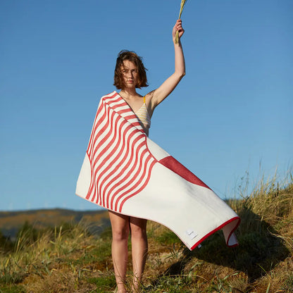 Premium Connectable Beach Towel - Organic Cotton - Crassa