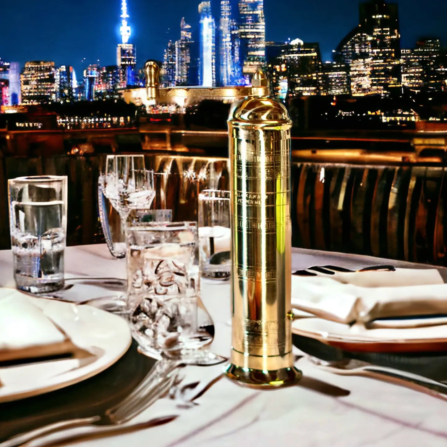 The Original 'large Brass Mill' - 10" Pepper Grinder