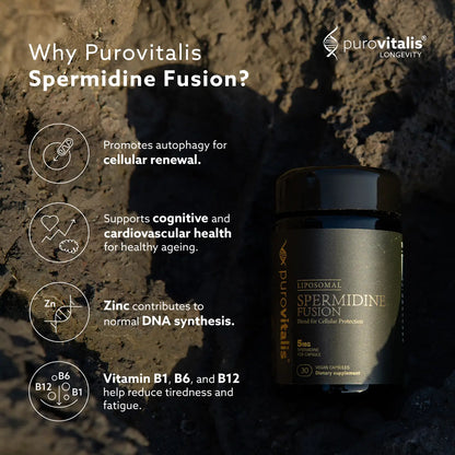 Purovitalis Liposomal Spermidine Fusion – 5mg, 30 Caps