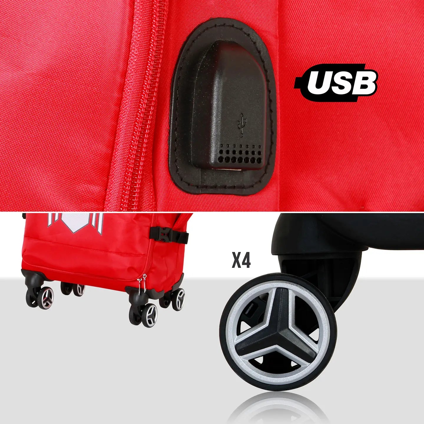 Marvel Spiderman Spider-4-Wheel Cabin Suitcase