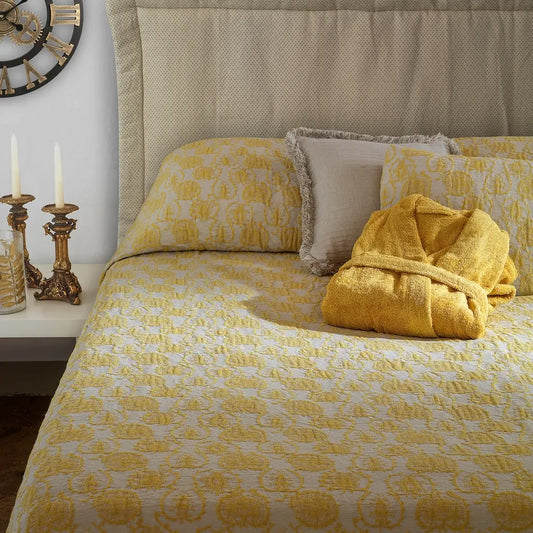 Queen 240x280cm Color  mustard col.12