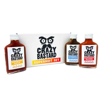 3-Set (Superhot Sauces) Hot Sauce Pack