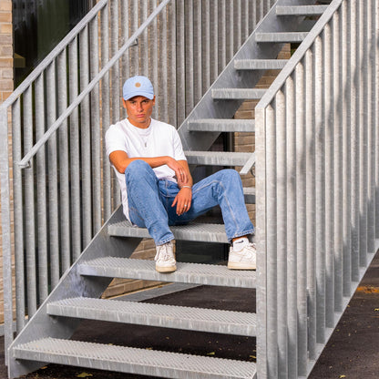 Dad Hat - Light Blue X Golden Brown