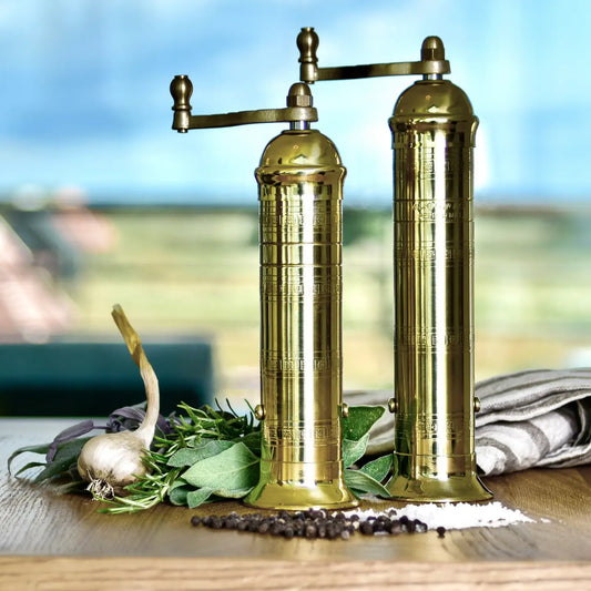 The Original 'brass Mill' - 8" Salt Grinder