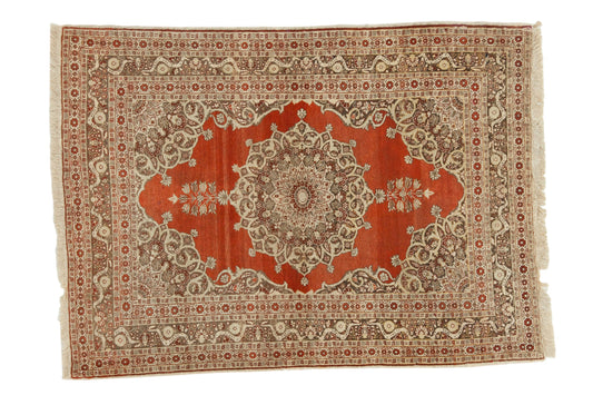 4x5.5 Antique Haji Jalili Tabriz Rug