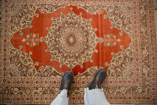 4x5.5 Antique Haji Jalili Tabriz Rug