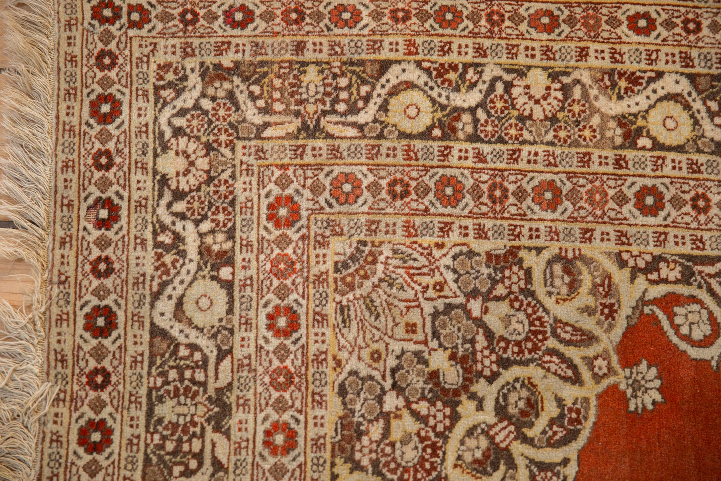 4x5.5 Antique Haji Jalili Tabriz Rug