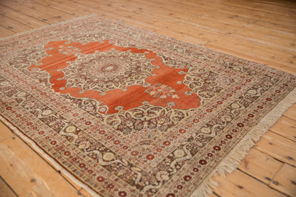 4x5.5 Antique Haji Jalili Tabriz Rug