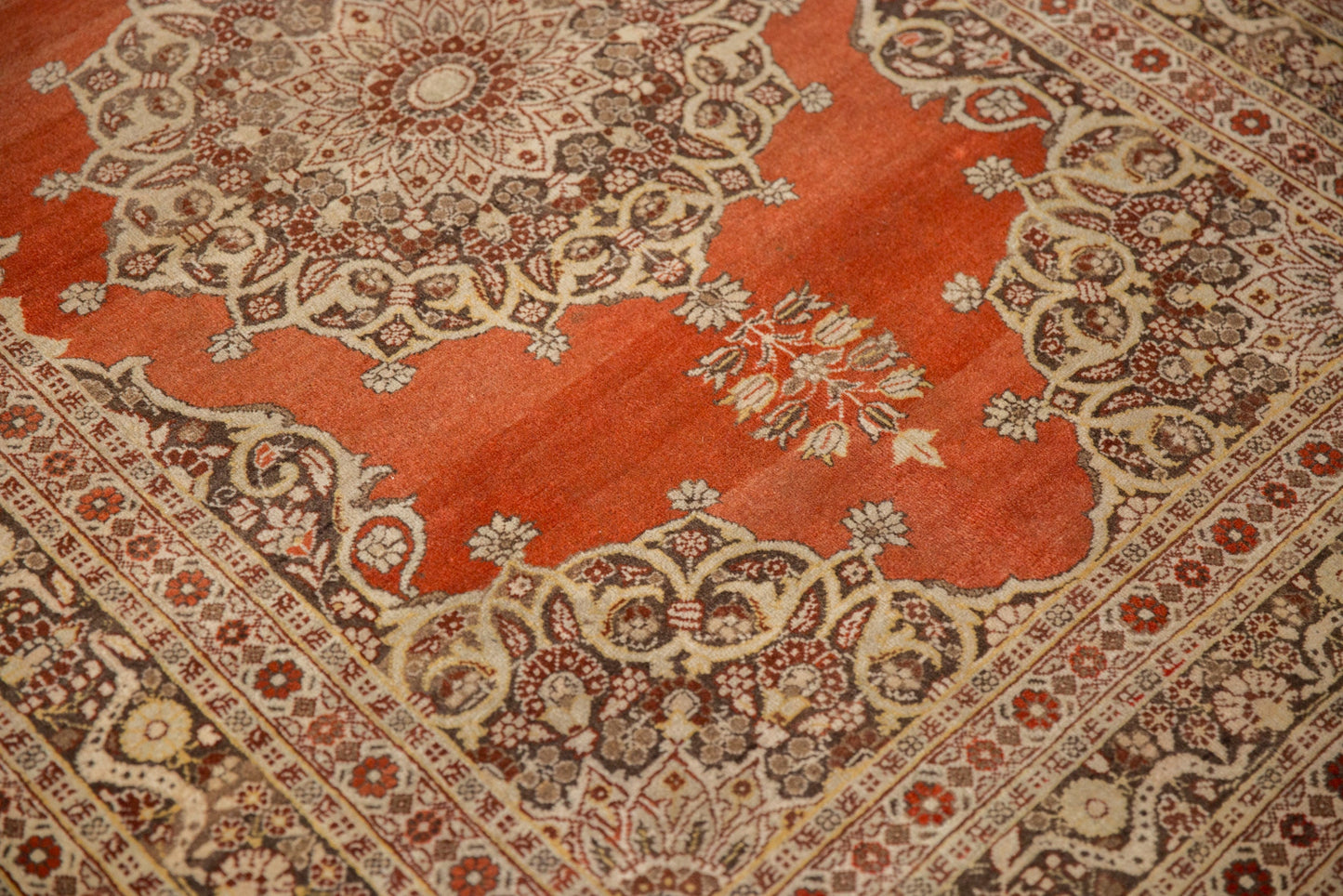 4x5.5 Antique Haji Jalili Tabriz Rug