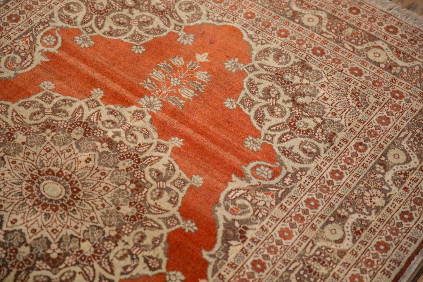 4x5.5 Antique Haji Jalili Tabriz Rug