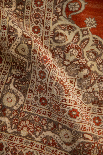 4x5.5 Antique Haji Jalili Tabriz Rug