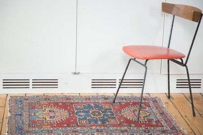 2.5x4 Distressed Heriz Rug