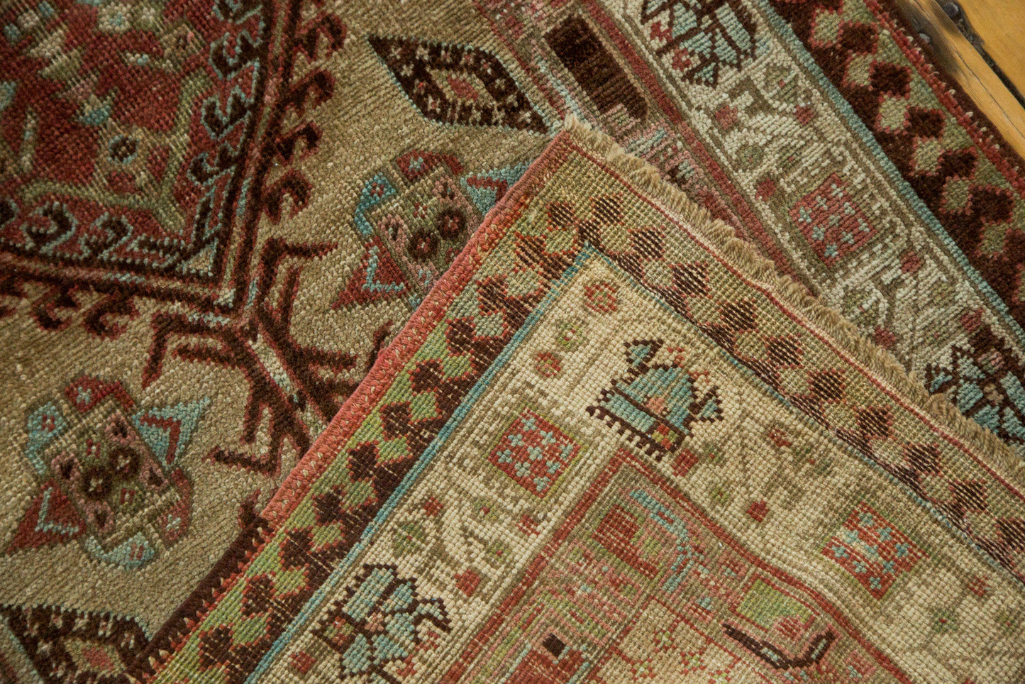 3x17.5 Vintage Persian Serab Rug Runner