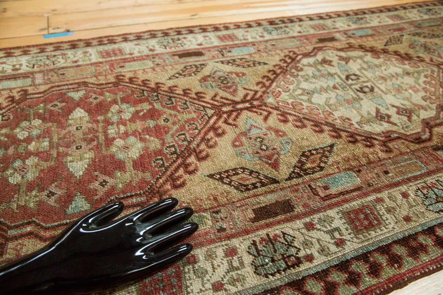 3x17.5 Vintage Persian Serab Rug Runner